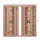 Ver imagem 5 de Janela de Madeira Veneziana 100x150cm Pantográfica Ewk 376 Rondosul