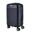 Ver imagem 5 de Mala de Bordo Abs Denlex Ma1121 Cadeado Integrado Rodas Duplas Giro 360º Azul P