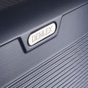 Ver imagem 3 de Mala de Bordo Abs Denlex Ma1121 Cadeado Integrado Rodas Duplas Giro 360º Azul P