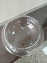 Ver imagem 7 de Vaso Decorativo de Vidro Transparente 18x35x35cm Enfeite Sala Mesa Estante