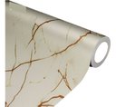 Ver imagem 1 de Papel Parede Decorativo Alltak Lavável Todos Modelos 60cmx1m - Mármore Crema Marfil Fosco