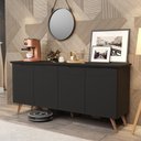 Ver imagem 1 de Revestimento Adesivo Vinílico para Móveis Preto Fosco . Colacomigo Vinil Preto Fosco