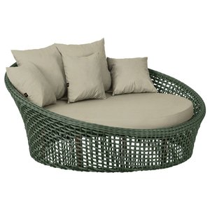 Chaise Hungria Alumínio Pintura Marrom Corda Náutica E7 Trama Original