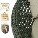 Ver imagem 4 de Chaise Hungria Alumínio Pintura Marrom Corda Náutica E7 Trama Original