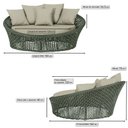 Ver imagem 2 de Chaise Hungria Alumínio Pintura Marrom Corda Náutica E7 Trama Original