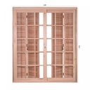 Ver imagem 3 de Porta de Madeira Balcão Pantográfica 213x120cm com Batente De14cm Ewk 470 Rondosul
