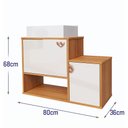 Ver imagem 6 de Gabinete de Banheiro Lotus Movelove 3 Portas com Espelheira Jequitiba/Off White New