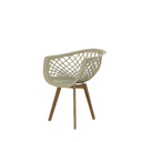 Ver imagem 1 de Cadeira Web Wood Design Sofisticado em Polipropileno para Escritório e Home Office