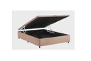 Ver imagem 1 de Cama Box Baú Viúvao Suede Rosé Com 128cm de Largura