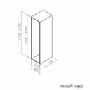 Ver imagem 3 de Coluna Deslizante com 10 Cestos Aramados para Armário Masutti Copat em Aço Carbono