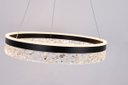 Ver imagem 4 de Pendente 1 Anel Preto Cristal Acrílico 50cm Led 45w 3000k Bivolt 14586-pl