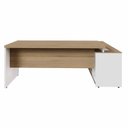 Ver imagem 4 de Mesa Dinâmica 1,50m C/ Armário e Cx de Tomadas Pés Painel F5