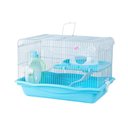 Ver imagem 4 de Gaiola para Hamster Desmontavel com 2 Andares Jaula para Ratos e Roedores com Brinquedos Completa:az