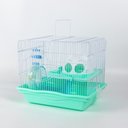 Ver imagem 3 de Gaiola para Hamster Desmontavel com 2 Andares Jaula para Ratos e Roedores com Brinquedos Completa:az