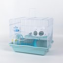 Ver imagem 2 de Gaiola para Hamster Desmontavel com 2 Andares Jaula para Ratos e Roedores com Brinquedos Completa:az