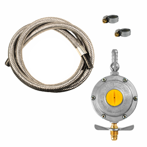 Mangueiras Flexível Malha de Aço Revestida P/ Fogão com Registro Regulador aliança 2kg:1 Metro