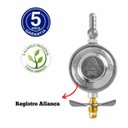 Ver imagem 3 de Mangueiras Flexível Malha de Aço Revestida P/ Fogão com Registro Regulador aliança 2kg:1 Metro