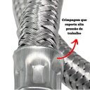 Ver imagem 5 de Mangueiras Flexível Malha de Aço Revestida P/ Fogão com Registro Regulador aliança 2kg:1 Metro