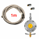 Ver imagem 2 de Mangueiras Flexível Malha de Aço Revestida P/ Fogão com Registro Regulador aliança 2kg:1 Metro