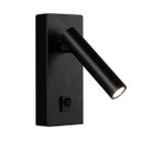 Ver imagem 1 de Arandela Parede Cabeceira Spot Led Interruptor Preto Bet53