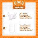 Ver imagem 6 de Kit - 8 Cestos Organizador Nextgen para Nf e Hf Metalfrio + 8 Separadores