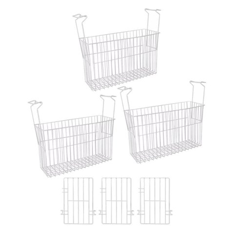 Kit - 8 Cestos Organizador Nextgen para Nf e Hf Metalfrio + 8 Separadores
