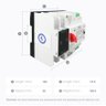 Chave Transferência Automática Monofásica 2 Polos 220V 100A TOQ5-100PV/2 Tomzn - 4