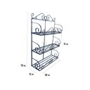 Ver imagem 2 de jardineira suporte floreira ferro jardim vertical 3 andares vasos de plantas