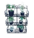 Ver imagem 1 de jardineira suporte floreira ferro jardim vertical 3 andares vasos de plantas