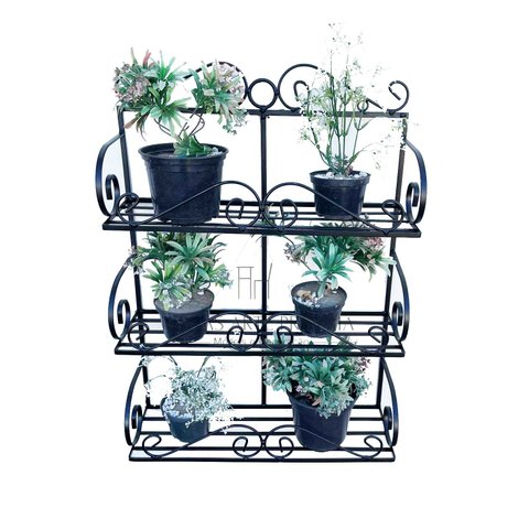 jardineira suporte floreira ferro jardim vertical 3 andares vasos de plantas