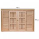 Ver imagem 4 de Janela de Madeira Veneziana de Correr 120x150cm com Caixilho 14cm Ewk 372 Rondosul