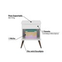 Ver imagem 3 de Mesa de Apoio Infantil Melinda com 1 Gaveta - Branco