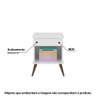 Mesa de Apoio Infantil Melinda com 1 Gaveta - Branco - 2
