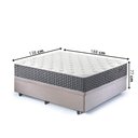 Ver imagem 2 de Base Box Baú Casal 138x188 Suede com Colchão Relax Fresh Molas Ensacadas