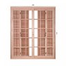 Porta de Madeira Balcão Pantográfica 213x180cm com Batente De14cm Ewk 470 Rondosul - 3