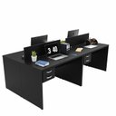 Ver imagem 2 de Escrivaninha Mesa Escritório 4 240cm Lugares