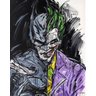 Quadro Batman X Coringa - Gotham City - Moldura com Vidro - 1