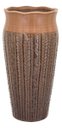 Ver imagem 1 de Vaso Decorativo Enfeite Casa Cerâmica 33x16x16cm Marrom