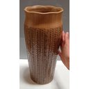 Ver imagem 2 de Vaso Decorativo Enfeite Casa Cerâmica 33x16x16cm Marrom