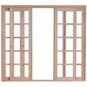 Ver imagem 2 de Porta de Madeira Balção de Correr 213x240cm com Batente 9,4cm Ewk 494 Rondosul