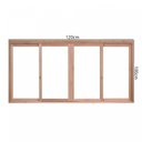 Ver imagem 3 de Janela de Madeira de Correr 100x120cm com Caixilho 9,4cm Ewk 384 Rondosul