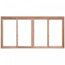 Ver imagem 1 de Janela de Madeira de Correr 120x160cm com Caixilho 9,4cm Ewk 384 Rondosul