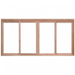 Janela de Madeira de Correr 120x200cm com Caixilho 9,4cm Ewk 384 Rondosul - 1