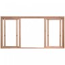 Janela de Madeira de Correr 120x200cm com Caixilho 9,4cm Ewk 384 Rondosul - 2