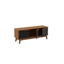 Ver imagem 6 de Rack Kappesberg 3 Portas Branco/preto Fosco 136cm