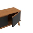 Ver imagem 7 de Rack Kappesberg 3 Portas Branco/preto Fosco 136cm