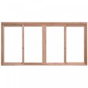 Ver imagem 1 de Janela de Madeira de Correr 100x150cm com Caixilho 9,4cm Ewk 384 Rondosul