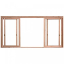 Janela de Madeira de Correr 100x200cm Com Caixilho 9,4cm  EWK 384 Rondosul  - 2