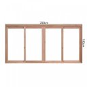 Ver imagem 3 de Janela de Madeira de Correr 100x200cm com Caixilho 9,4cm Ewk 384 Rondosul