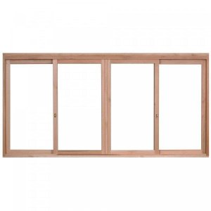 Janela de Madeira de Correr 100x200cm Com Caixilho 9,4cm  EWK 384 Rondosul 